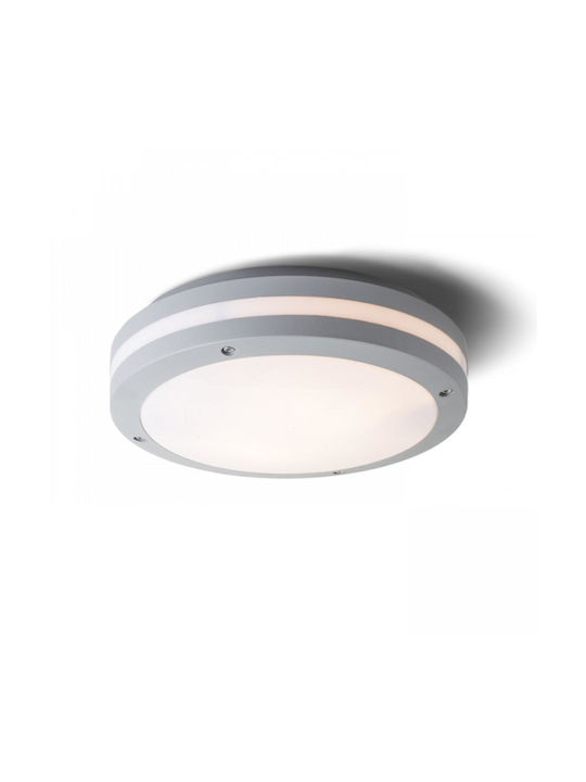 Rendl Light Studio Sonya 30 Φωτιστικό Οροφής Εξωτερικού Χώρου E27 σε Γκρι Χρώμα R10362
