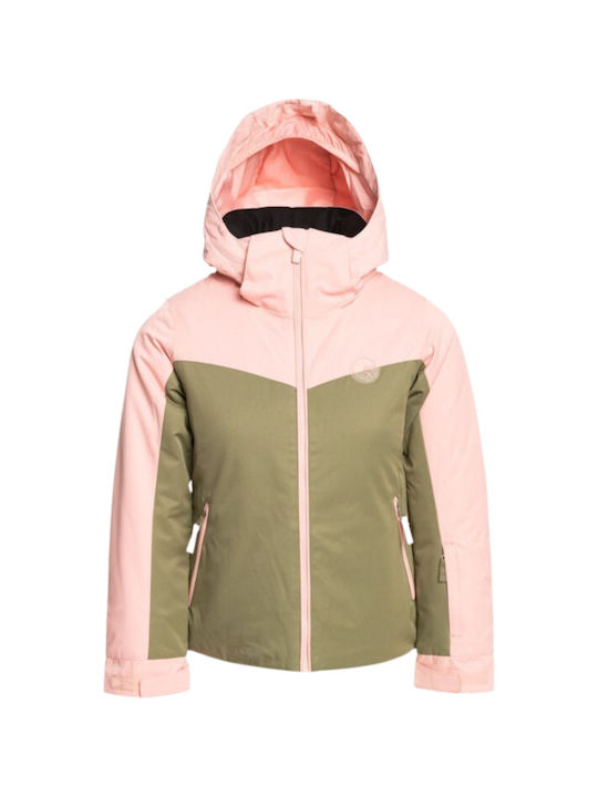 Roxy Kids Casual Jacket with Hood Pink