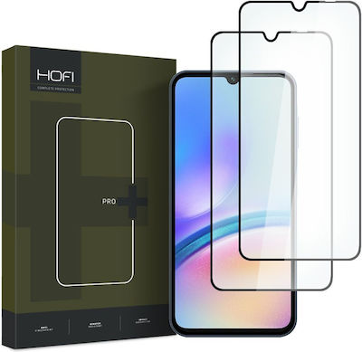 Hofi Glass Pro+ 0.3mm Vollflächig gehärtetes Glas 2Stück Schwarz (Galaxy A05S)