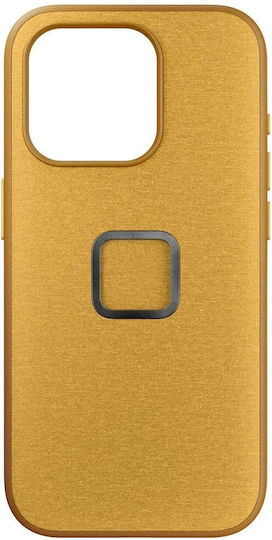 Peak Design Everyday Back Cover Υφασμάτινο 2mm Κίτρινο (iPhone 15 Pro)