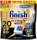 Finish Ultimate Plus 20 Dishwasher Pods