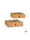 Wooden Decorative Boxes Set Σετ 2pcs