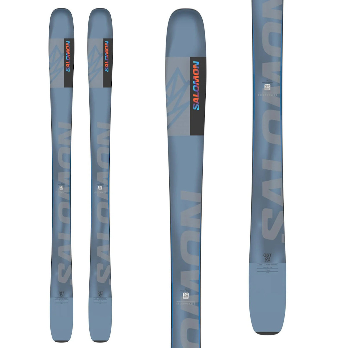 Salomon Qst 92 Bărbați Clăpari Ski în Culoare Albastru L47232400