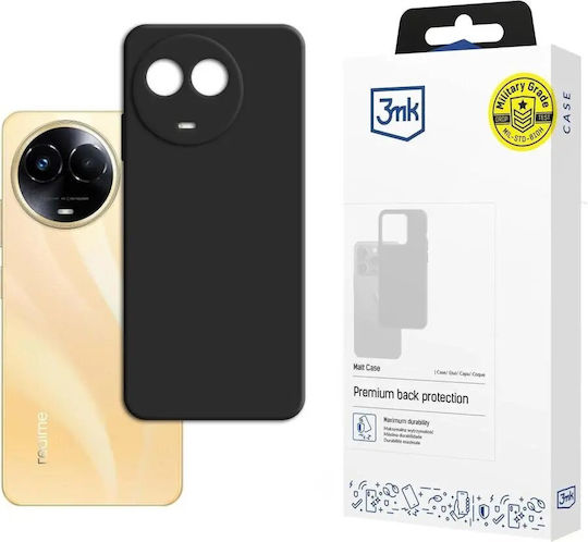 3MK Matt Back Cover Silicon 1.2mm Negru (Realme 11)