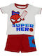 Kinder-Set mit Shorts Sommer 2Stück White