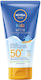 Nivea Ultra Sun Protege & Cuida Waterproof Copii Crema de Soare Emulsie SPF50 150ml