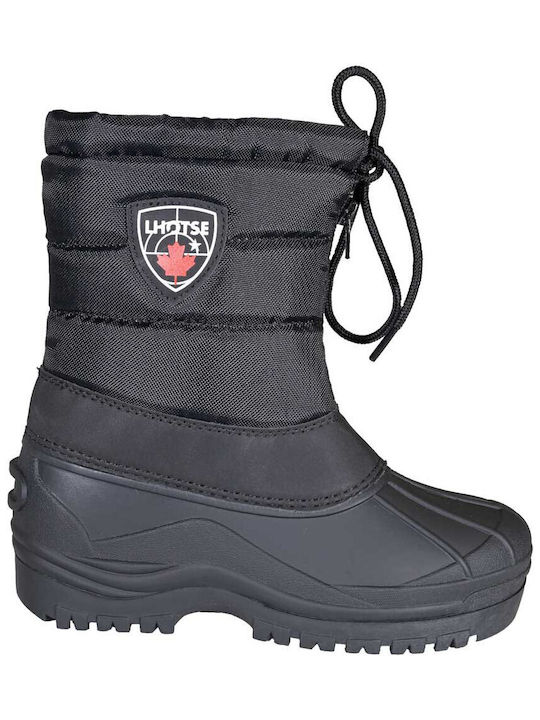 Lhotse Snow Boots with Fur Black