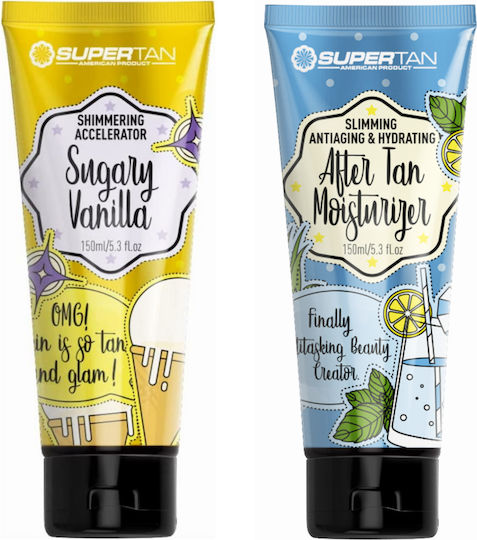 Supertan Vanilie Dulce + După Bronz Po Opalaniu După Bronz Corp 2 Bucăți