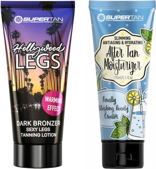 Supertan Hollywood Legs + After Tan Body After Tan 2 Pieces