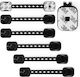 Ricokids Cabinet & Drawer Protectors with Sticker made of Plastic in Black Color 21.8εκ. 6pcs