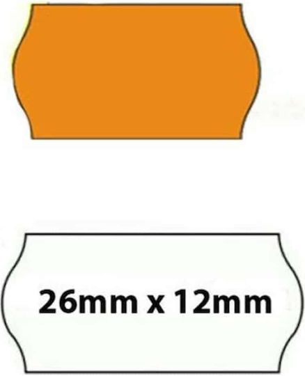 1000 Αυτοκόλλητες Ετικέτες σε Ρολό 26x12mm