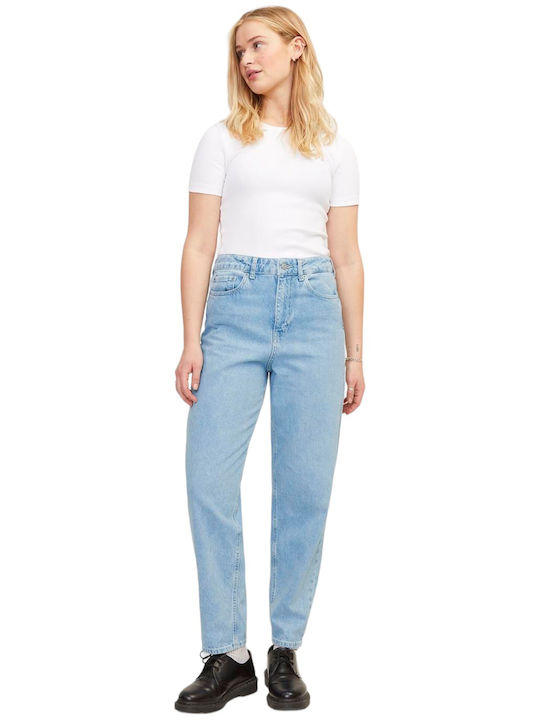 W Lisbon Γυναικείο Jean Παντελόνι σε Mom Εφαρμογή Lht Blue