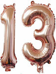 Balloon Jumbo Number Rose Gold 100cm