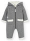 Boboli Baby Bodysuit Set for Outing Grey