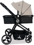 Asalvo 2 in 1 Baby Stroller Beige