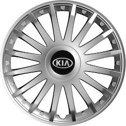Versaco Auto Radkappen Set Crystal 4Stück 15" S...