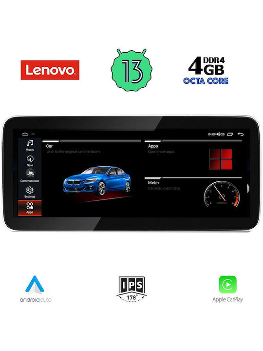 Lenovo Ηχοσύστημα Αυτοκινήτου για Mini ONE BMW X3 (F25) 2014-2017 (Bluetooth/USB/AUX/WiFi/GPS/Apple-Carplay/Android-Auto) με Οθόνη Αφής 12.3"