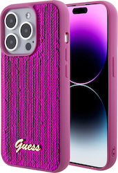 Guess Script Metal" Φούξια (iPhone 15 Pro) Guess Script Metal" Φούξια (iPhone 15 Pro)