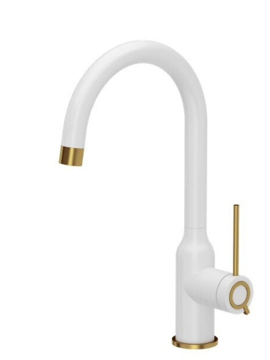 Quadron Kitchen Faucet Counter White