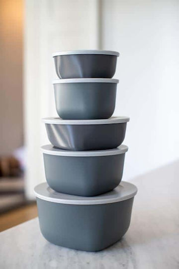 Koziol Lunchbox Kunststoff Gray 4000ml 1Stück