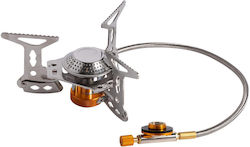 Camping Stove Little Farmer Foldable 3200 W One Burner Piezo-electric Ignition 150x85 Mm Arzător cu gaz pentru butelie 500gr