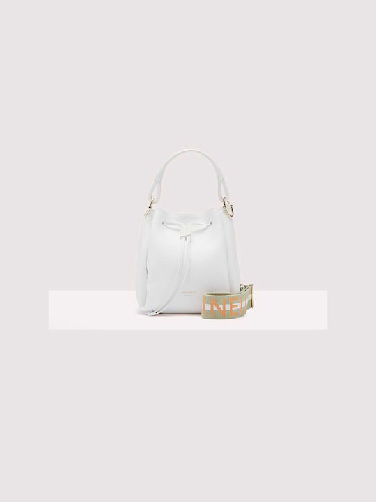 Coccinelle Eclyps Small Leather Women's Bag Hand White