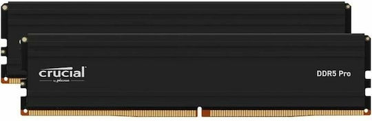 Crucial Pro DDR5 48GB RAM με 2x24GB Modules και Ταχύτητα 6000 για Desktop