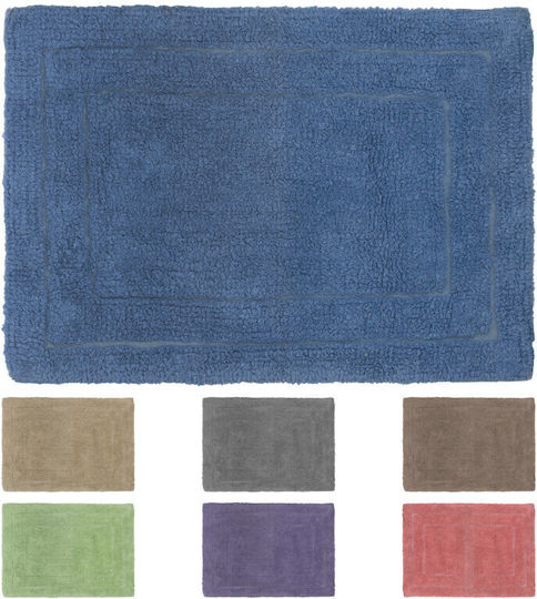 Viosarp Bath Mat Cotton Cotton 50x70cm (Various Colors)