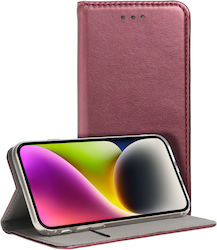 Forcell Smart Magnet Back Cover Μπορντό (Motorola Edge 40)