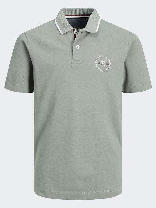 Kinderpolo Kurzarm Lily Pad Olive