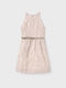 Mayoral Kids Dress Floral beige