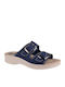 Women's Flat Sandals Anatomic in Blue Color