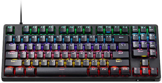 Thunderobot KG3089 Gaming Μηχανικό Πληκτρολόγιο Tenkeyless με Custom Red διακόπτες και RGB φωτισμό (Αγγλικό US)