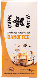 Coffee Island Φίλτρου Φίλτρου Αρωματικός Με Γεύση Banoffee Banoffee Αλεσμένος 200gr