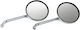 A-Pro Motorcycle Mirrors 2pcs Silver