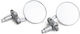 A-Pro Motorcycle Mirrors 2pcs Silver