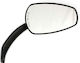 MCS Motorcycle Mirrors 2pcs Black