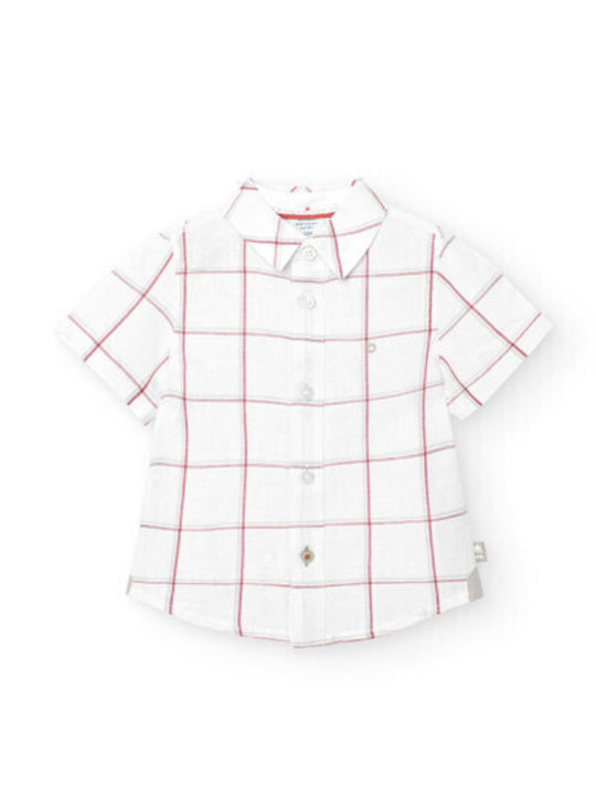 Boboli Kids Linen Shirt White