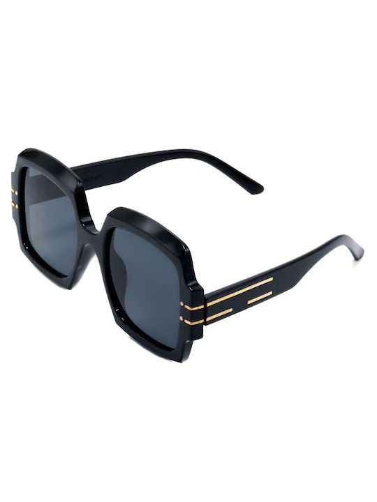 Olympus Sunglasses Sonnenbrillen mit Schwarz Rahmen und Schwarz Linse 8486443090200