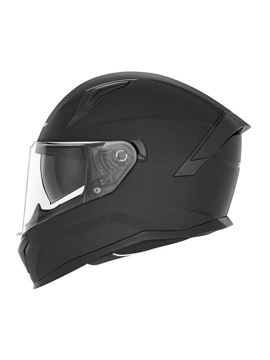 Nox Black Matt Motorradhelm Volles Gesicht ECE 22.06