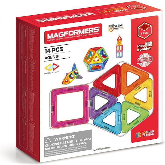 Magformers Μαγνητικό Παιχνίδι Κατασκευών 14 για Παιδιά 3+ Ετών