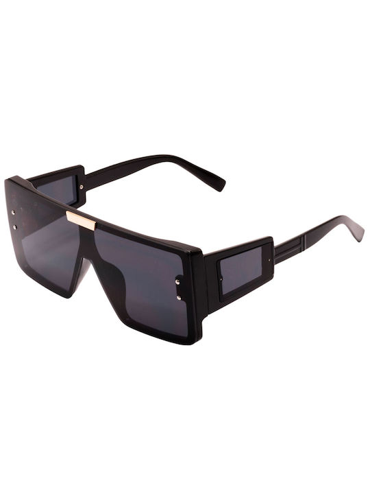 Olympus Sunglasses Sunglasses with Black Plastic Frame and Black Lens 8350710126442