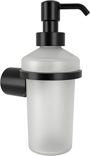 Verdi Lamda Wall-mounted Dispenser Glass Matte Black