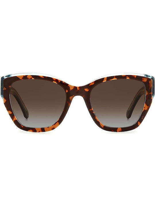 Kate Spade Yolanda Women's Sunglasses with Brown Tartaruga Plastic Frame and Brown Gradient Lens