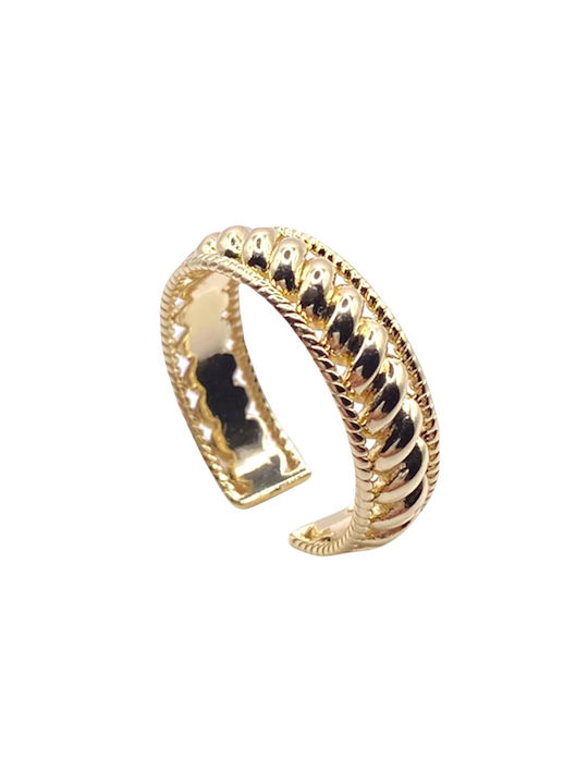 Women's Ring from Steel Gold Plated