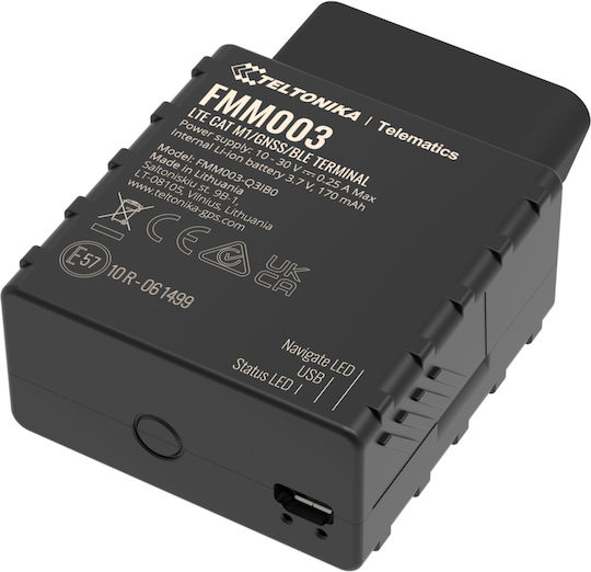 Teltonika OBD GPS Tracker GNSS / GSM / Bluetooth για Αυτοκίνητα