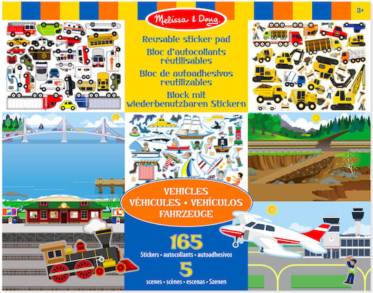 Melissa & Doug Παιχνίδι Κατασκευών Χάρτινο για Παιδιά 3+ Ετών