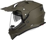 Nox N312 On-Off Helmet with Sun Visor ECE 22.06 Khaki Matte