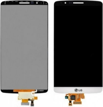 LG Екран със Сензорен Механизъм за LG D855 G3 (Бял)