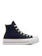 Chuck Taylor All Star Lift Women's Flatform Boots Herringbone Stripe